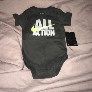 NWT 6/9 M Nike Onesie